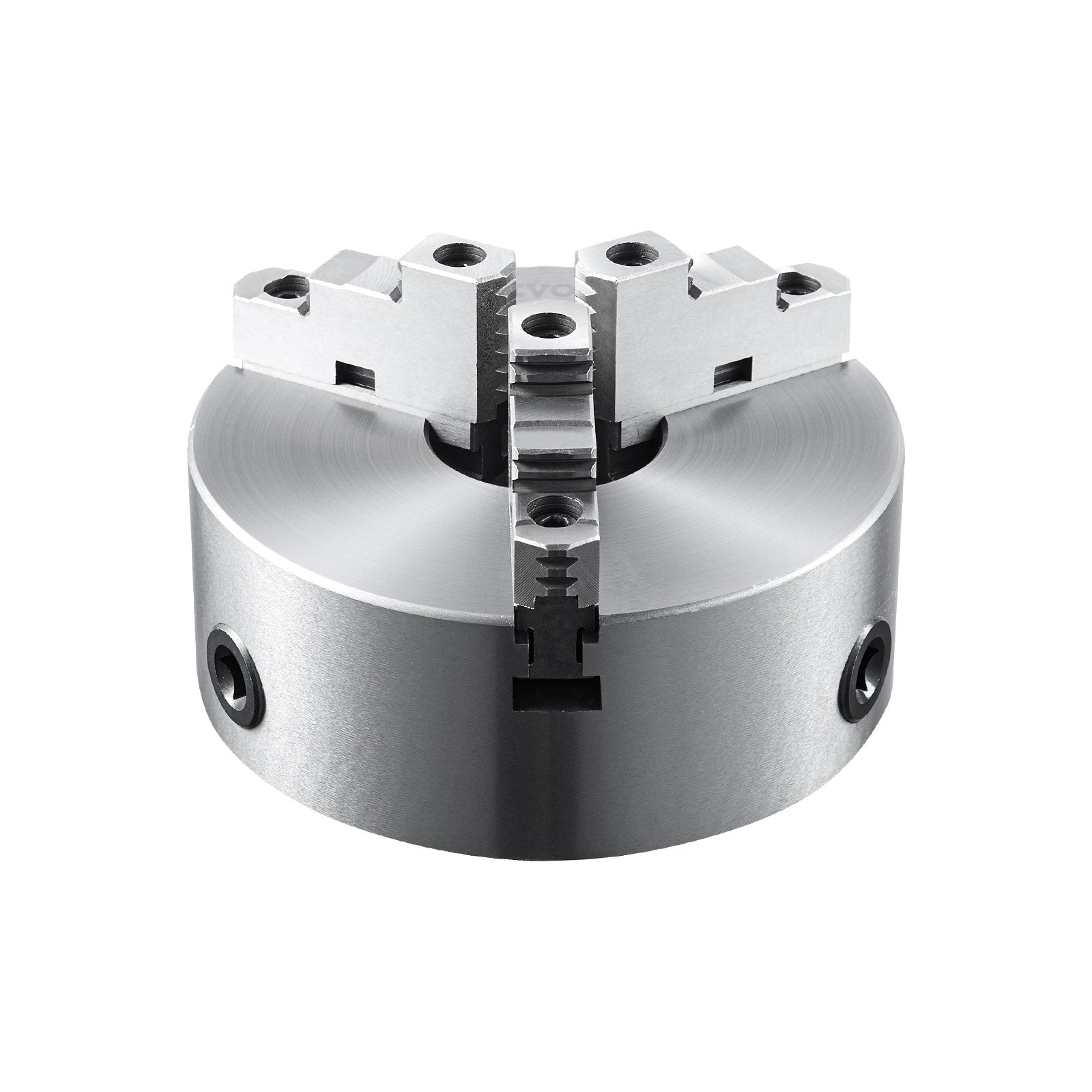 3-Jaw Lathe Chuck, 200 mm, Self-Centering Lathe Chuck, 4-200 mm Clamping Range with T-key Fixing Screws V952-SZKP8YC3G000VDWGDV0