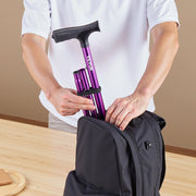 Walking Cane Folding Walking Stick 8-Level Height 4-Pronged Pivoting Base V952-SZKZD4JWXDZBSG8YLV0