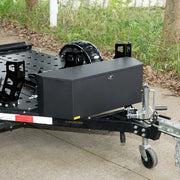 Trailer Tongue Box, Carbon Steel Tongue Box Tool Chest, Heavy Duty Trailer Box Storage with Lock and Keys, V952-T36X12X12INCHJ5V8V0