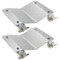 2 Pcs Tire Wheel Dollies 12"X16" Platform Size Wheel Car Dolly 3" Caster Wheel Dolly for Vehicle Car Auto V952-TAD3503LTYWQ00001V0