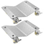 2 Pcs Tire Wheel Dollies 12"X16" Platform Size Wheel Car Dolly 3" Caster Wheel Dolly for Vehicle Car Auto V952-TAD3503LTYWQ00001V0
