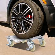 2 Pcs Tire Wheel Dollies 12"X16" Platform Size Wheel Car Dolly 3" Caster Wheel Dolly for Vehicle Car Auto V952-TAD3503LTYWQ00001V0