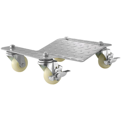 2 Pcs Tire Wheel Dollies 12"X16" Platform Size Wheel Car Dolly 3" Caster Wheel Dolly for Vehicle Car Auto V952-TAD3503LTYWQ00001V0