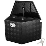 Trailer Tongue Box, Aluminum Alloy Diamond Plate Tongue Box Tool Chest, Heavy Duty Trailer Box Storage with V952-TC3916512INCHDMIJV0