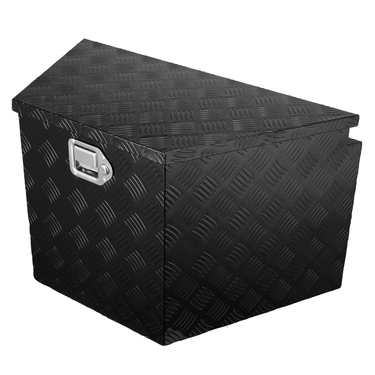 Trailer Tongue Box, Aluminum Alloy Diamond Plate Tongue Box Tool Chest, Heavy Duty Trailer Box Storage with V952-TC3916512INCHDMIJV0