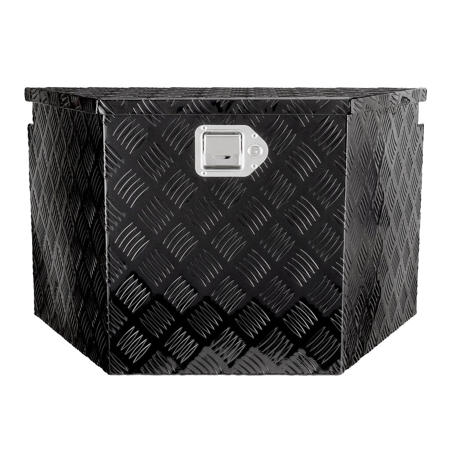 Trailer Tongue Box, Aluminum Alloy Diamond Plate Tongue Box Tool Chest, Heavy Duty Trailer Box Storage with V952-TC3916512INCHDMIJV0