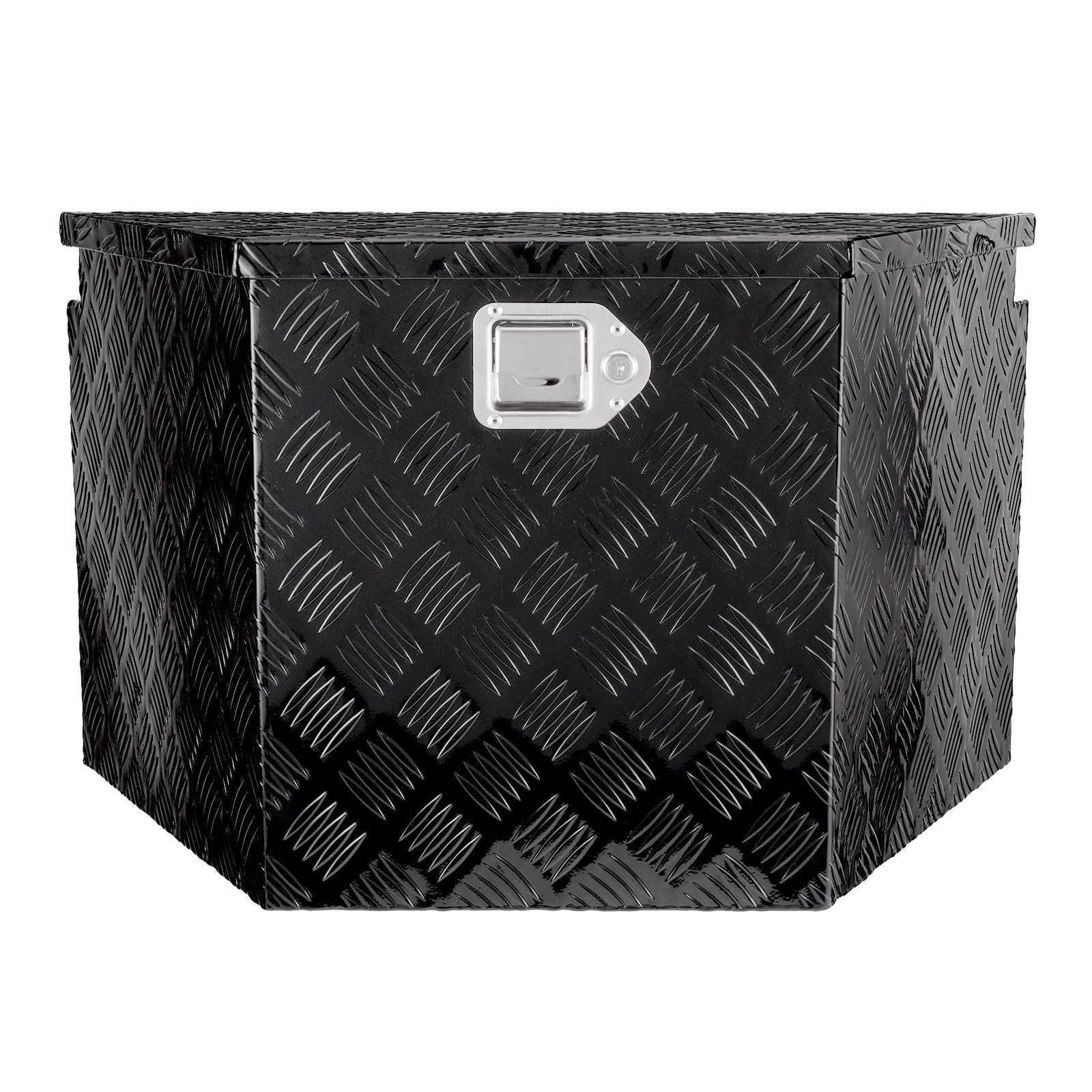 Trailer Tongue Box, Aluminum Alloy Diamond Plate Tongue Box Tool Chest, Heavy Duty Trailer Box Storage with V952-TC3916512INCHDMIJV0