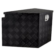 Trailer Tongue Box, Aluminum Alloy Diamond Plate Tongue Box Tool Chest, Heavy Duty Trailer Box Storage with V952-TC3916512INCHDMIJV0