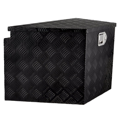 Trailer Tongue Box, Aluminum Alloy Diamond Plate Tongue Box Tool Chest, Heavy Duty Trailer Box Storage with V952-TC3916512INCHDMIJV0
