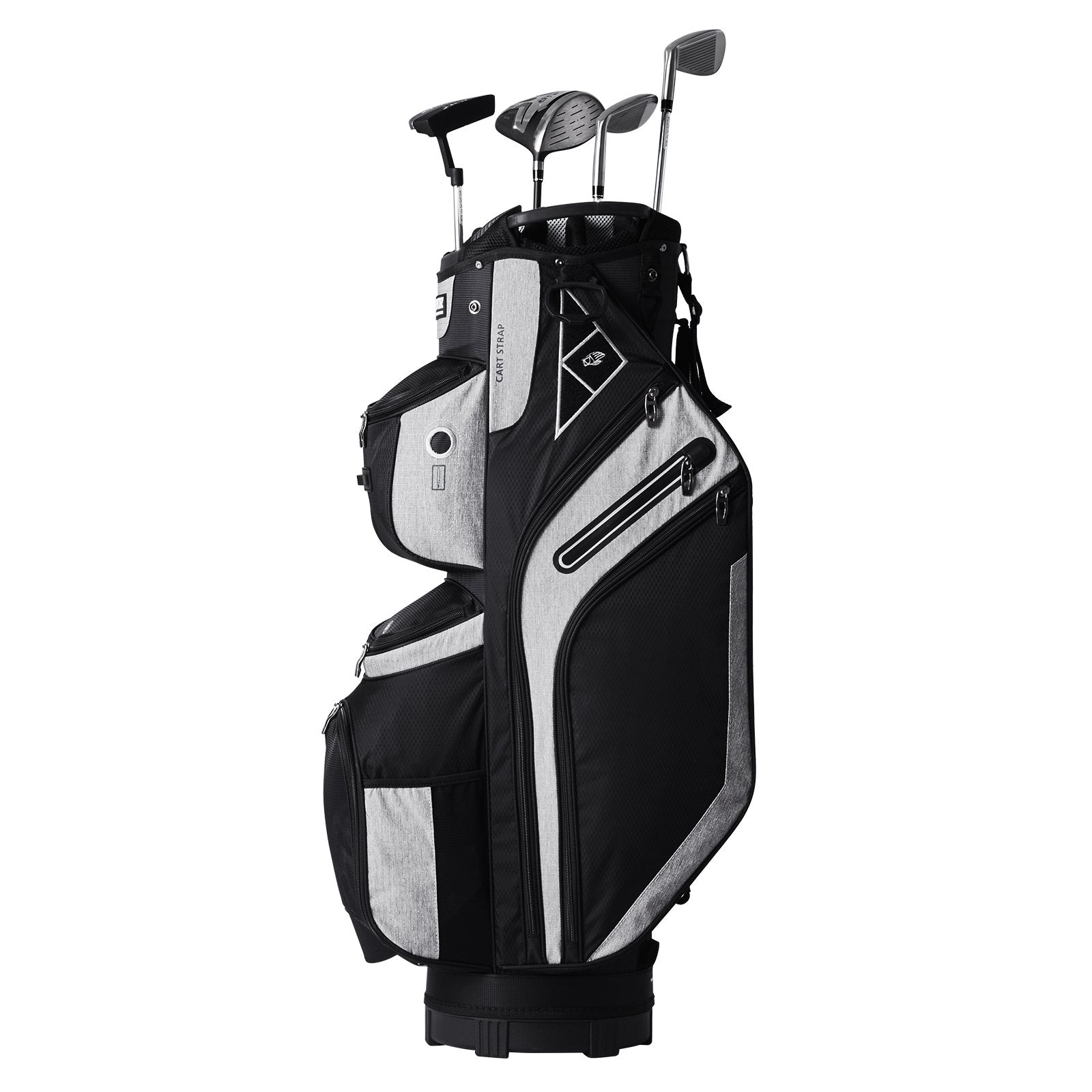 Golf Cart Bag with 14 Way Organizer Divider Top, 13 Pockets Premium Cart Bag, Durable 600D Polyester Fabric V952-TCB36YC14GHS7ACZHV0