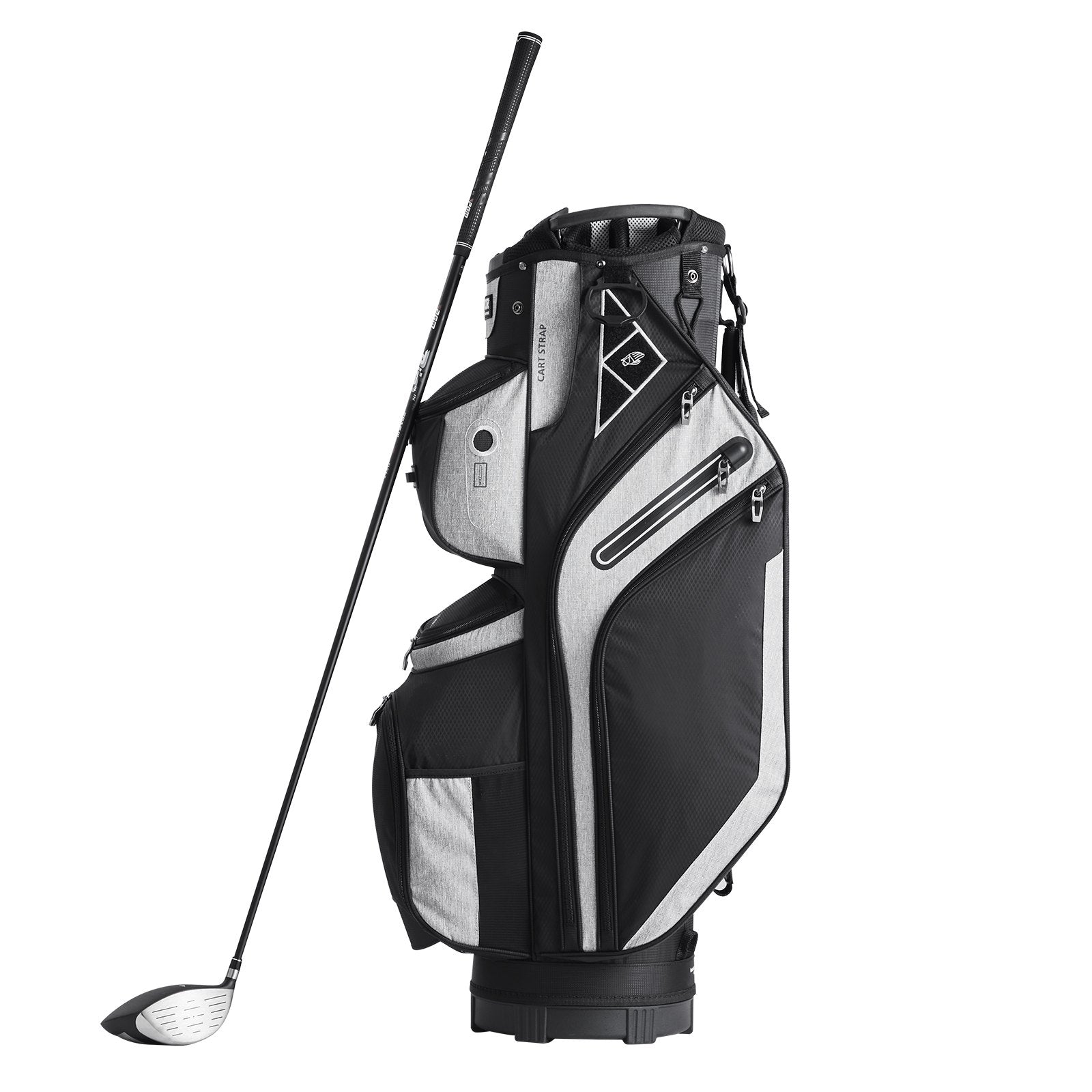 Golf Cart Bag with 14 Way Organizer Divider Top, 13 Pockets Premium Cart Bag, Durable 600D Polyester Fabric V952-TCB36YC14GHS7ACZHV0