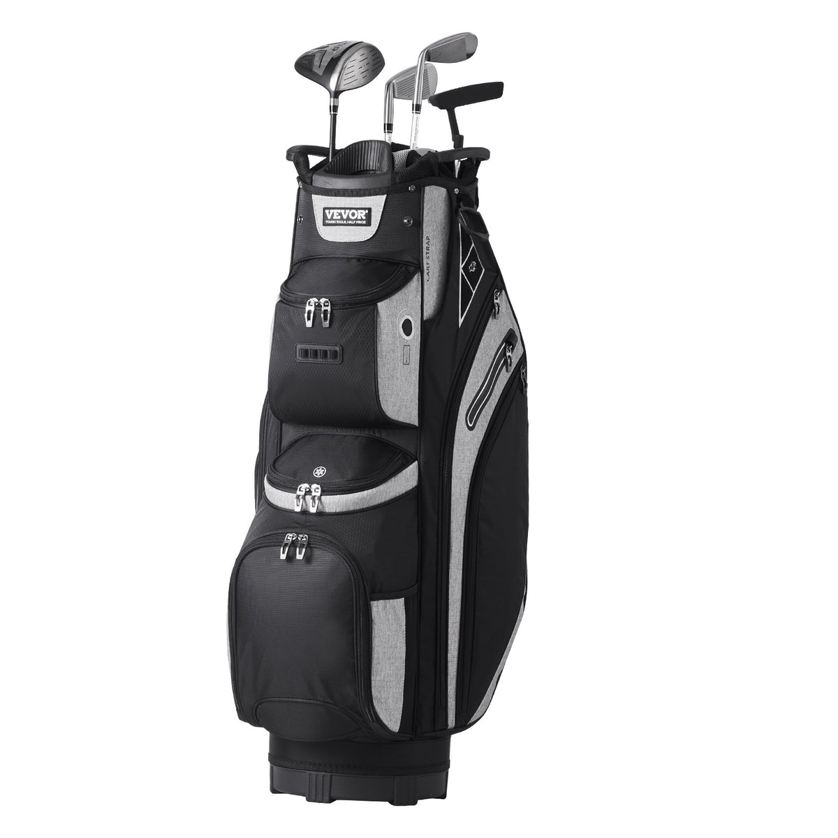 Golf Cart Bag with 14 Way Organizer Divider Top, 13 Pockets Premium Cart Bag, Durable 600D Polyester Fabric V952-TCB36YC14GHS7ACZHV0