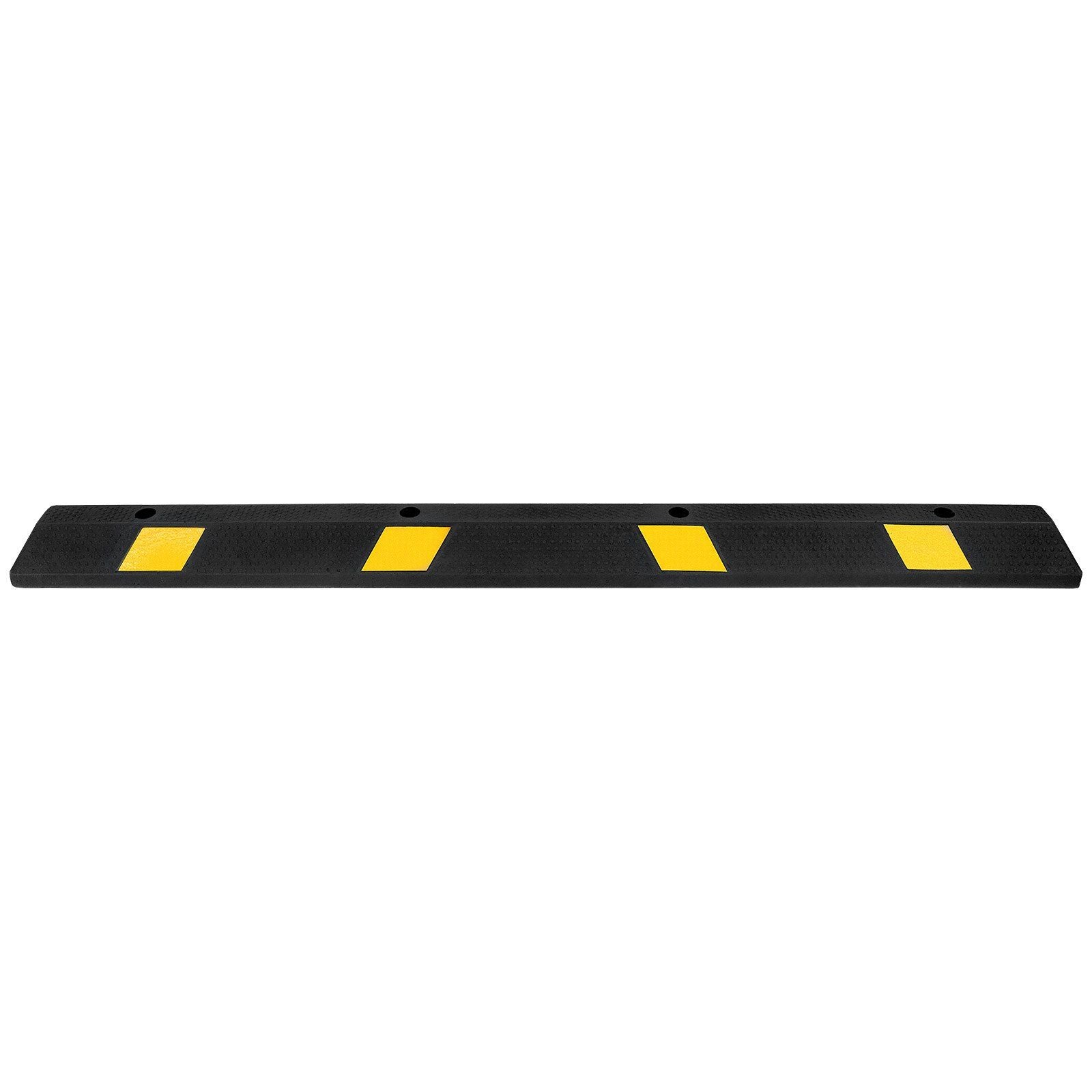 Parking Stopper, 1840 mm Heavy Duty Parking Aid for Garage, Rubber Curb Garage Floor Stopper with Reflective V952-TCDK7264INCHUM669001V0