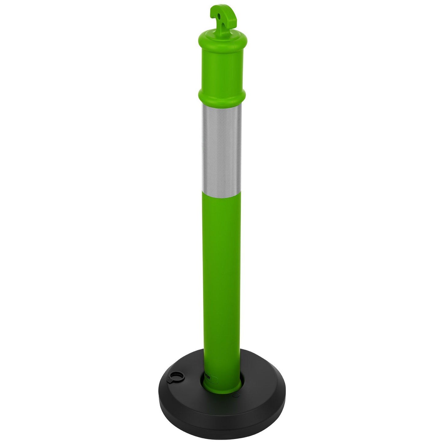 3 Pack Traffic Delineator Posts, 1140 mm Traffic Safety Cones with Fillable Base and Reflective Strips, Heavy V952-TCDZJTJSZLS4LWRAR001V0