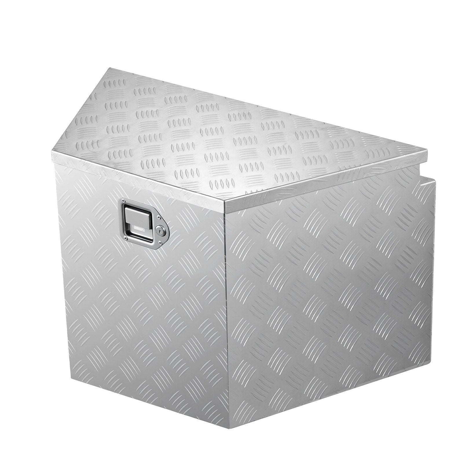 Trailer Tongue Box, 838 x 483 x 457 mm Aluminum Trailer Tongue Tool Box, Heavy Duty Storage Organizer with V952-TCGJX33X19X1G70EW001V0