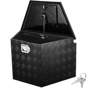 Trailer Tongue Box, Aluminum Alloy Diamond Plate Tongue Box Tool Chest, Heavy Duty Trailer Box Storage with V952-TCGJXLHJHS29XG563V0