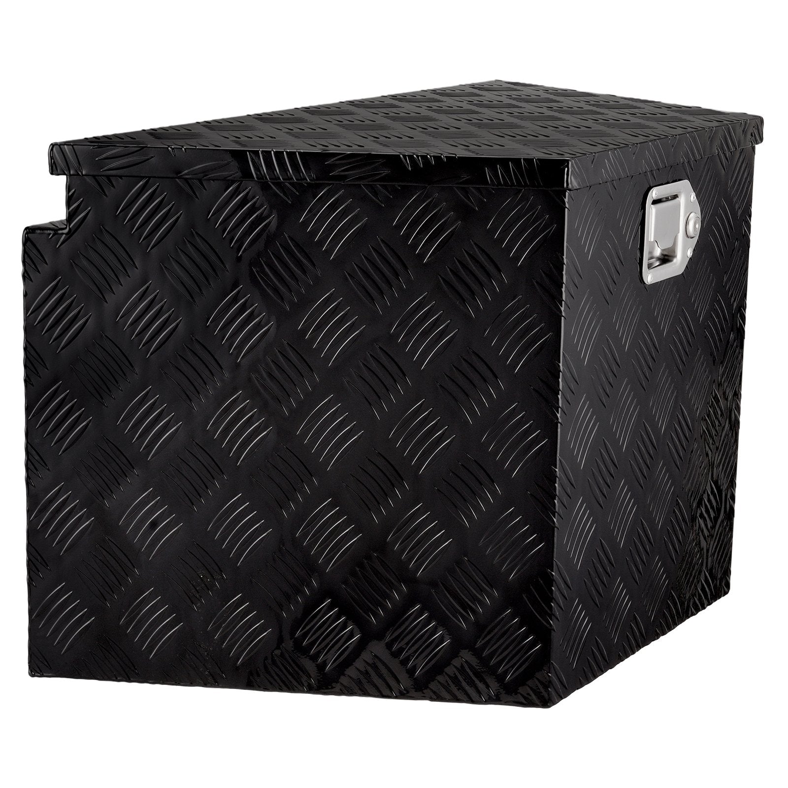 Trailer Tongue Box, Aluminum Alloy Diamond Plate Tongue Box Tool Chest, Heavy Duty Trailer Box Storage with V952-TCGJXLHJHS29XG563V0