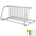 10 Holders Floor Bike Rack, 59" Length All-Steel Grid Bike Rack, 10-Bike Capacity Dual-Side Storage Stand for V952-TCJ-10C0000000001V0