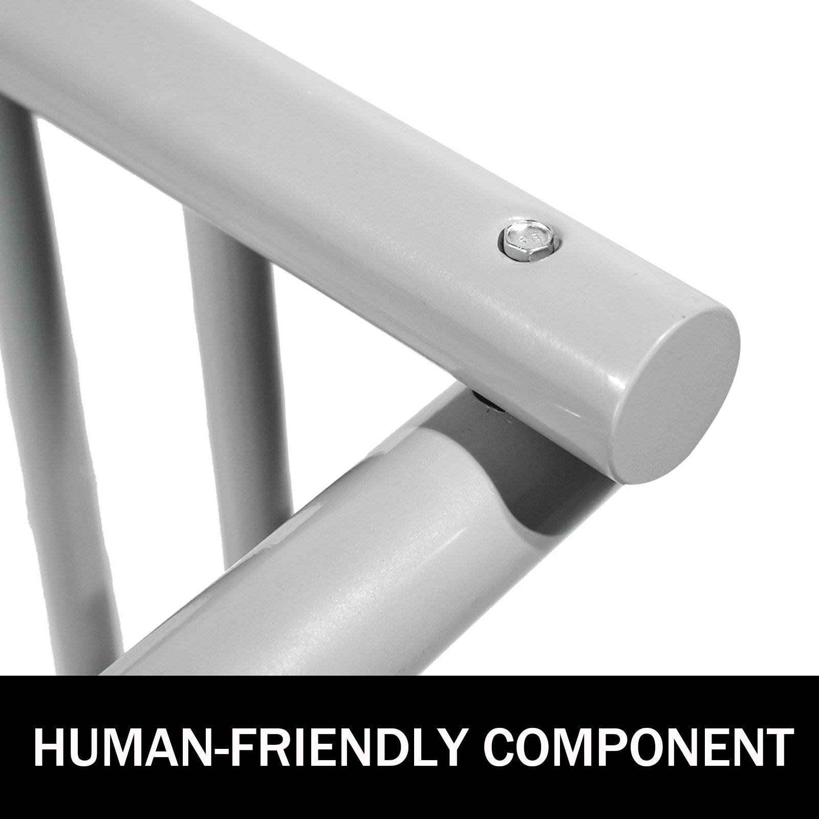 10 Holders Floor Bike Rack, 59" Length All-Steel Grid Bike Rack, 10-Bike Capacity Dual-Side Storage Stand for V952-TCJ-10C0000000001V0