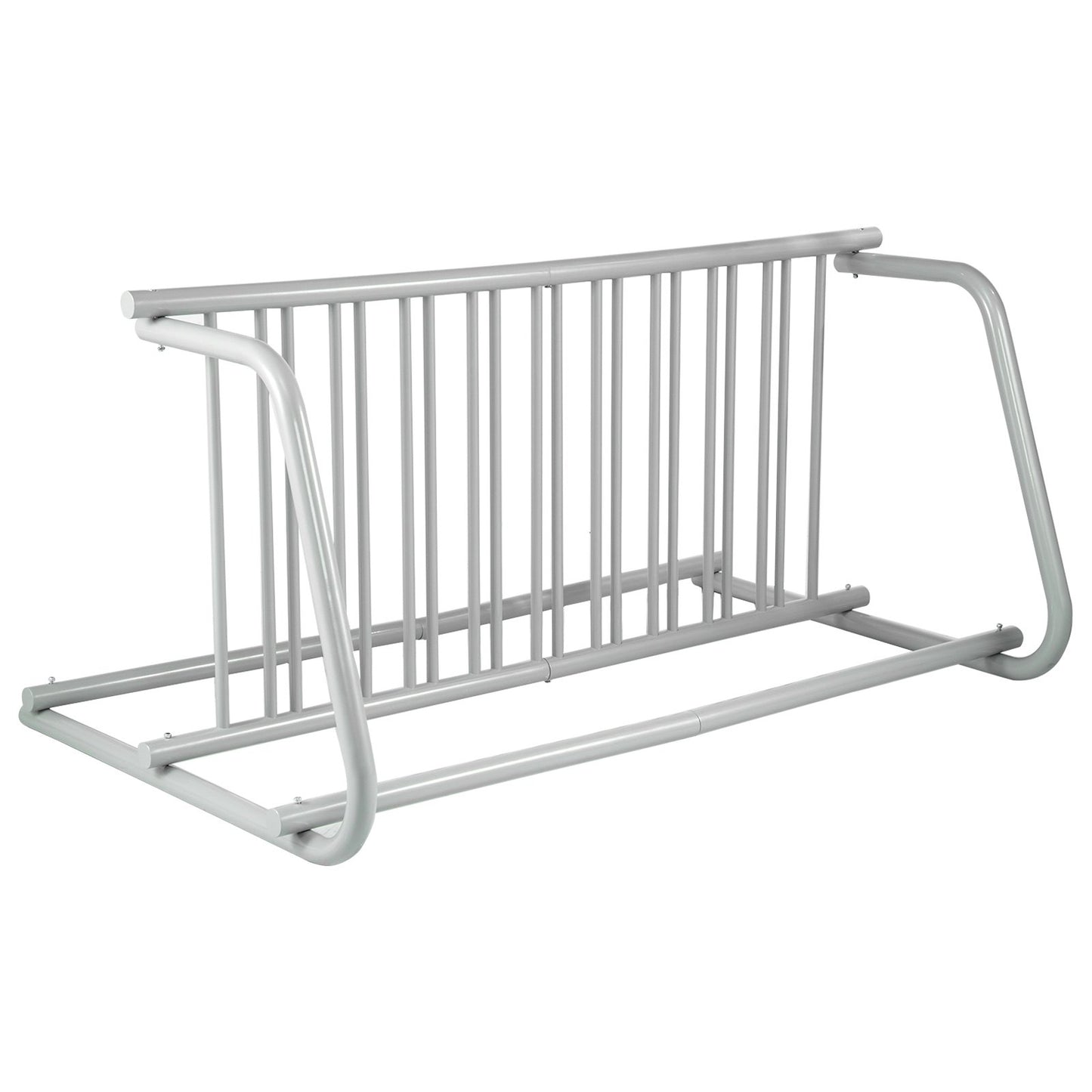 10 Holders Floor Bike Rack, 59" Length All-Steel Grid Bike Rack, 10-Bike Capacity Dual-Side Storage Stand for V952-TCJ-10C0000000001V0