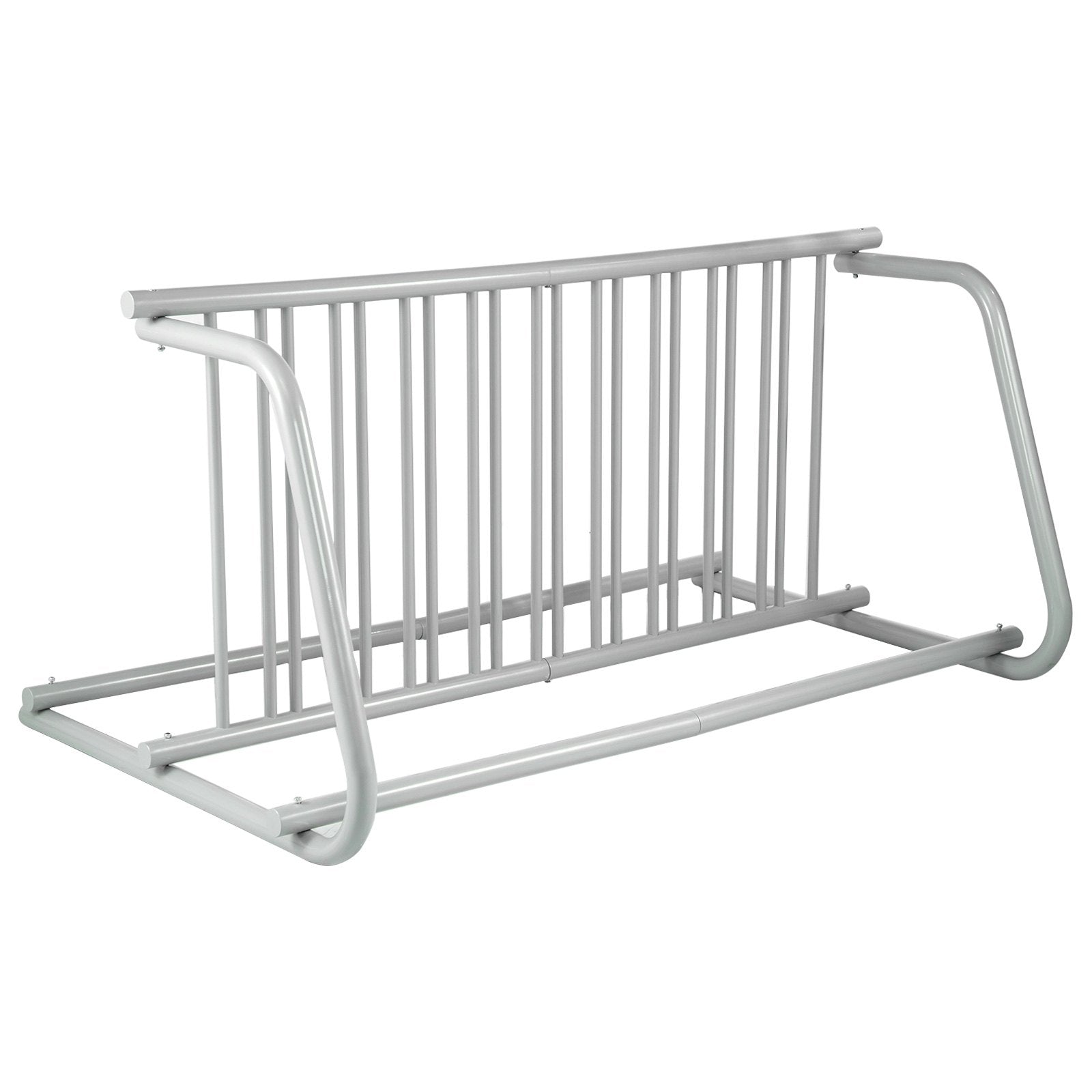 10 Holders Floor Bike Rack, 59" Length All-Steel Grid Bike Rack, 10-Bike Capacity Dual-Side Storage Stand for V952-TCJ-10C0000000001V0