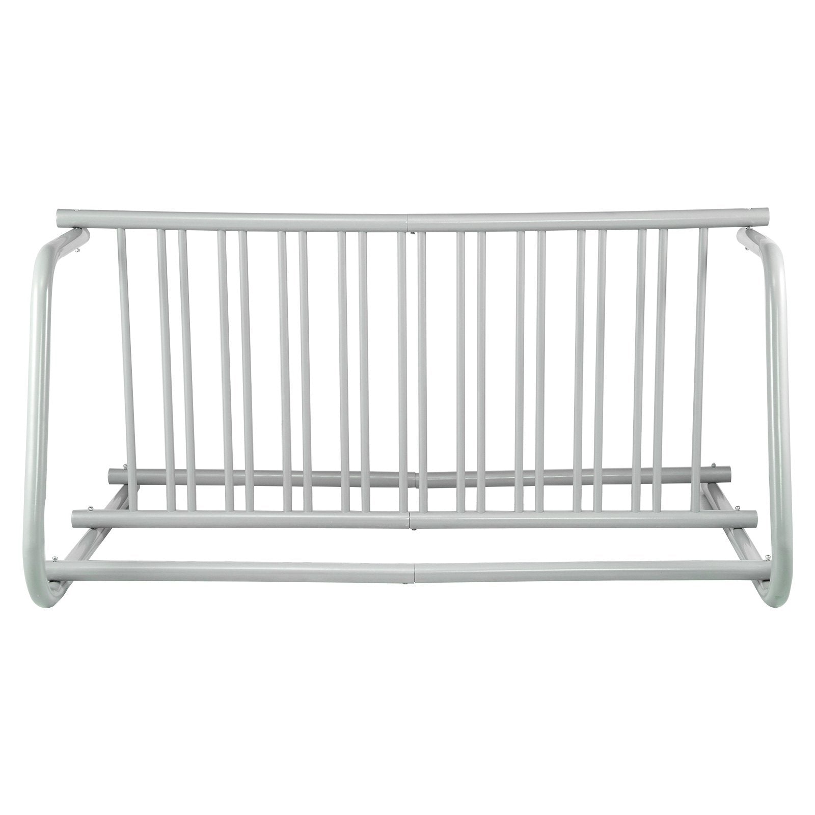 10 Holders Floor Bike Rack, 59" Length All-Steel Grid Bike Rack, 10-Bike Capacity Dual-Side Storage Stand for V952-TCJ-10C0000000001V0