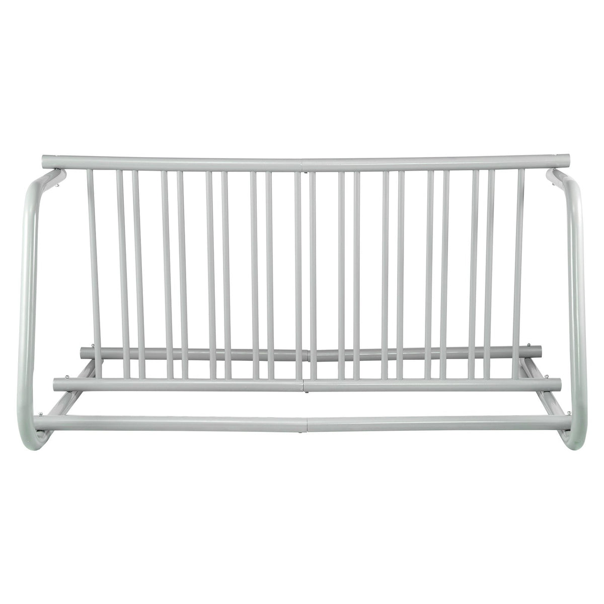 10 Holders Floor Bike Rack, 59" Length All-Steel Grid Bike Rack, 10-Bike Capacity Dual-Side Storage Stand for V952-TCJ-10C0000000001V0