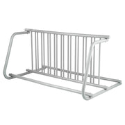 10 Holders Floor Bike Rack, 59" Length All-Steel Grid Bike Rack, 10-Bike Capacity Dual-Side Storage Stand for V952-TCJ-10C0000000001V0