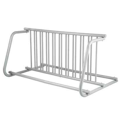 10 Holders Floor Bike Rack, 59" Length All-Steel Grid Bike Rack, 10-Bike Capacity Dual-Side Storage Stand for V952-TCJ-10C0000000001V0