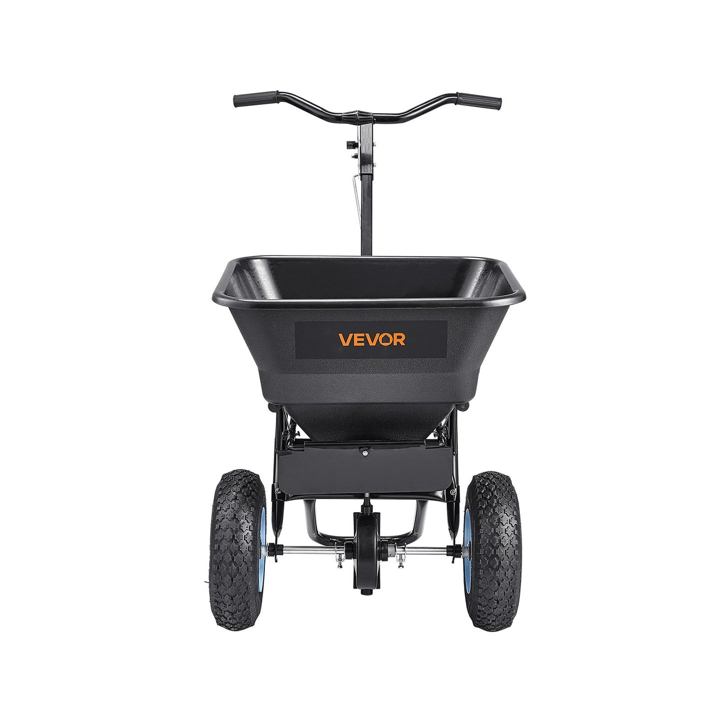 Lawn Spreader, 100LBS Capacity, Walk-Behind Push Spreader, 0-9.8ft Spreading Width, 13 in All Terrain V952-TCSBJ100LBSPEB08E001V0