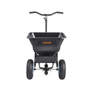Lawn Spreader, 100LBS Capacity, Walk-Behind Push Spreader, 0-9.8ft Spreading Width, 13 in All Terrain V952-TCSBJ100LBSPEB08E001V0