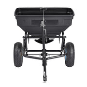 Tow Behind Broadcast Spreader, 130LBS Capacity, Tow/Push Garden Spreader with 13 in Tires, 30 Adjustable V952-TCSBJ130LBSPQZ8XK001V0