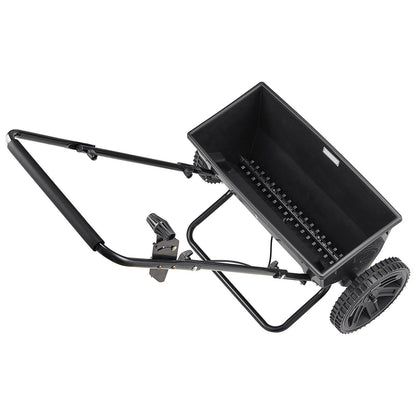 Walk-Behind Push Spreader, 22.6 kg Capacity, Drop Spreader with Hopper Grate, 18 in Spreading Width & 30 V952-TCSBJ50LBSPZFPVX6001V0