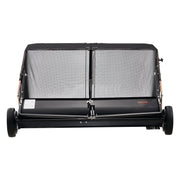 26.7 cm Tow Behind Lawn Sweeper, 26 cu.ft. Large Yard Sweeper, Adjustable Sweeping Height, Heavy Duty Leaf & V952-TCSCPQSQHC52N656O001V0