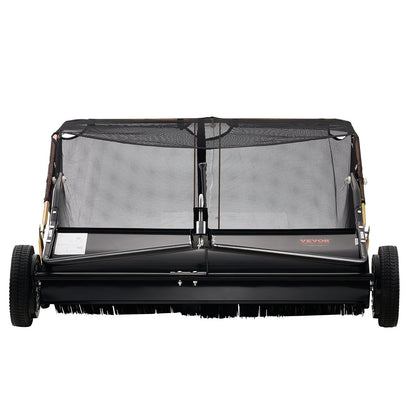 106.6 cm Lawn Sweeper Tow Behind, 12 cu.ft. Large Pull Behind Grass Sweeper, Heavy Duty Leaf & Grass V952-TCSCPQSQHS12E5UTUV0