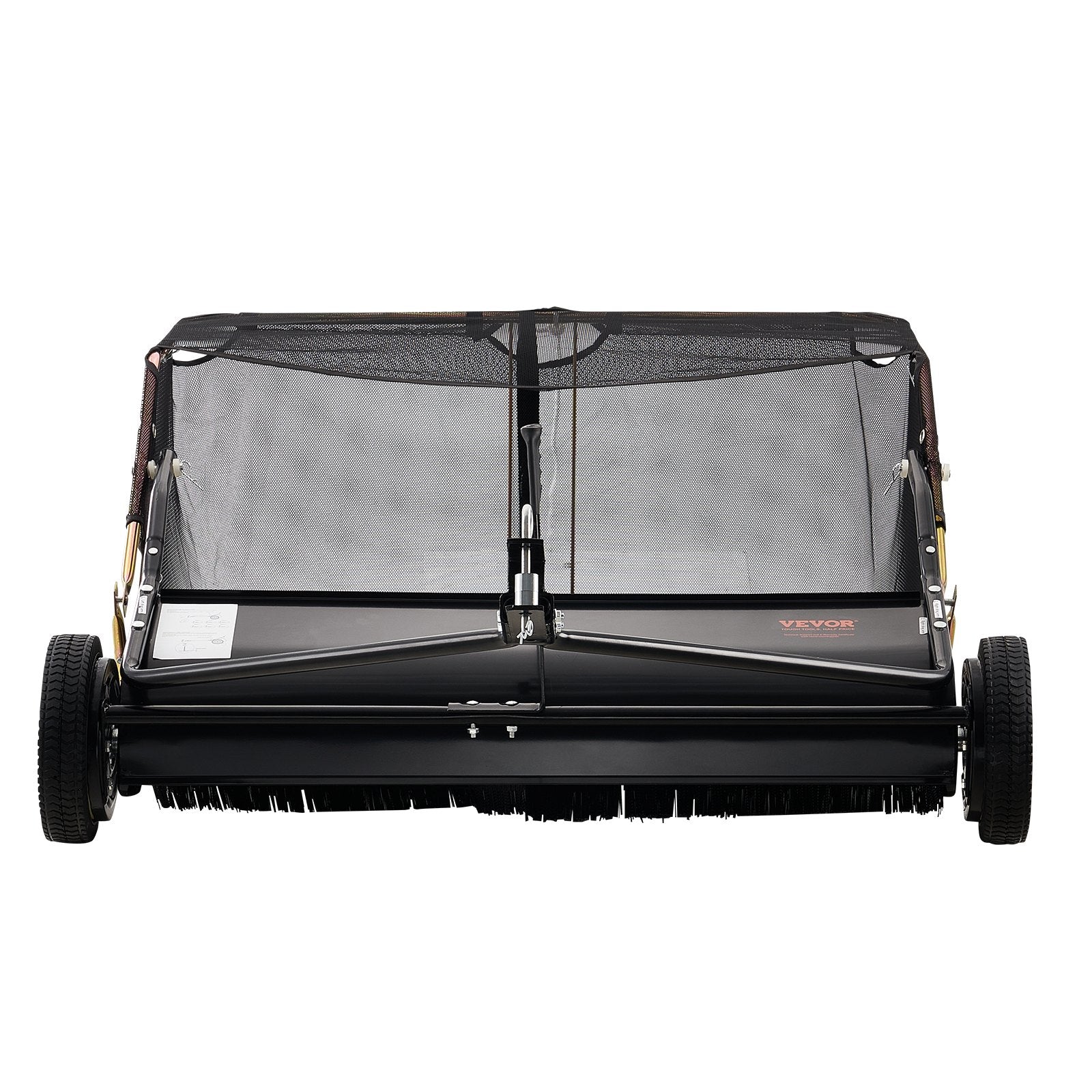 106.6 cm Lawn Sweeper Tow Behind, 12 cu.ft. Large Pull Behind Grass Sweeper, Heavy Duty Leaf & Grass V952-TCSCPQSQHS12E5UTUV0