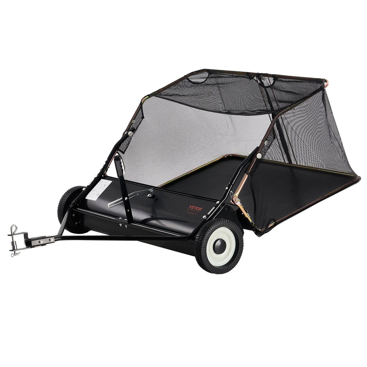 106.6 cm Lawn Sweeper Tow Behind, 12 cu.ft. Large Pull Behind Grass Sweeper, Heavy Duty Leaf & Grass V952-TCSCPQSQHS12E5UTUV0