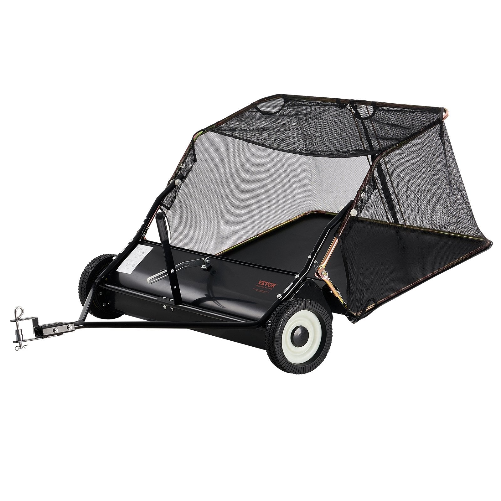 106.6 cm Lawn Sweeper Tow Behind, 12 cu.ft. Large Pull Behind Grass Sweeper, Heavy Duty Leaf & Grass V952-TCSCPQSQHS12E5UTUV0