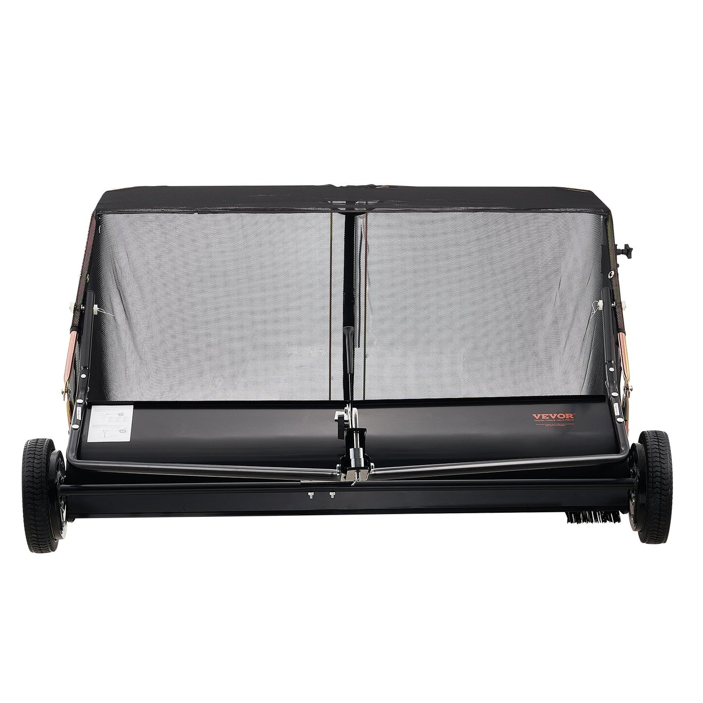 Tow-Behind Lawn Sweeper 132cm Leaf Yard Collector 26 cu.ft. Adjustable V952-TCSCPQSQHS26FYZTRV0