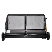 Tow-Behind Lawn Sweeper 132cm Leaf Yard Collector 26 cu.ft. Adjustable V952-TCSCPQSQHS26FYZTRV0
