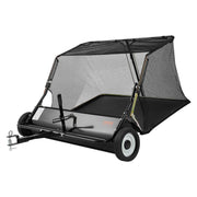 Tow Behind Lawn Sweeper, 122cm Pull Behind Yard Sweeper, 26 cu. ft Hopper Bag Capacity, Leaf & Grass V952-TCSCPQSQHS489BP0X001V0