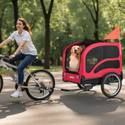 Dog Bike Trailer, Supports up to 45 kg, Pet Cart Bicycle Carrier for Small & Large Dogs, Easy Folding Frame V952-TCSCWZXCTC10QAEQQ001V0
