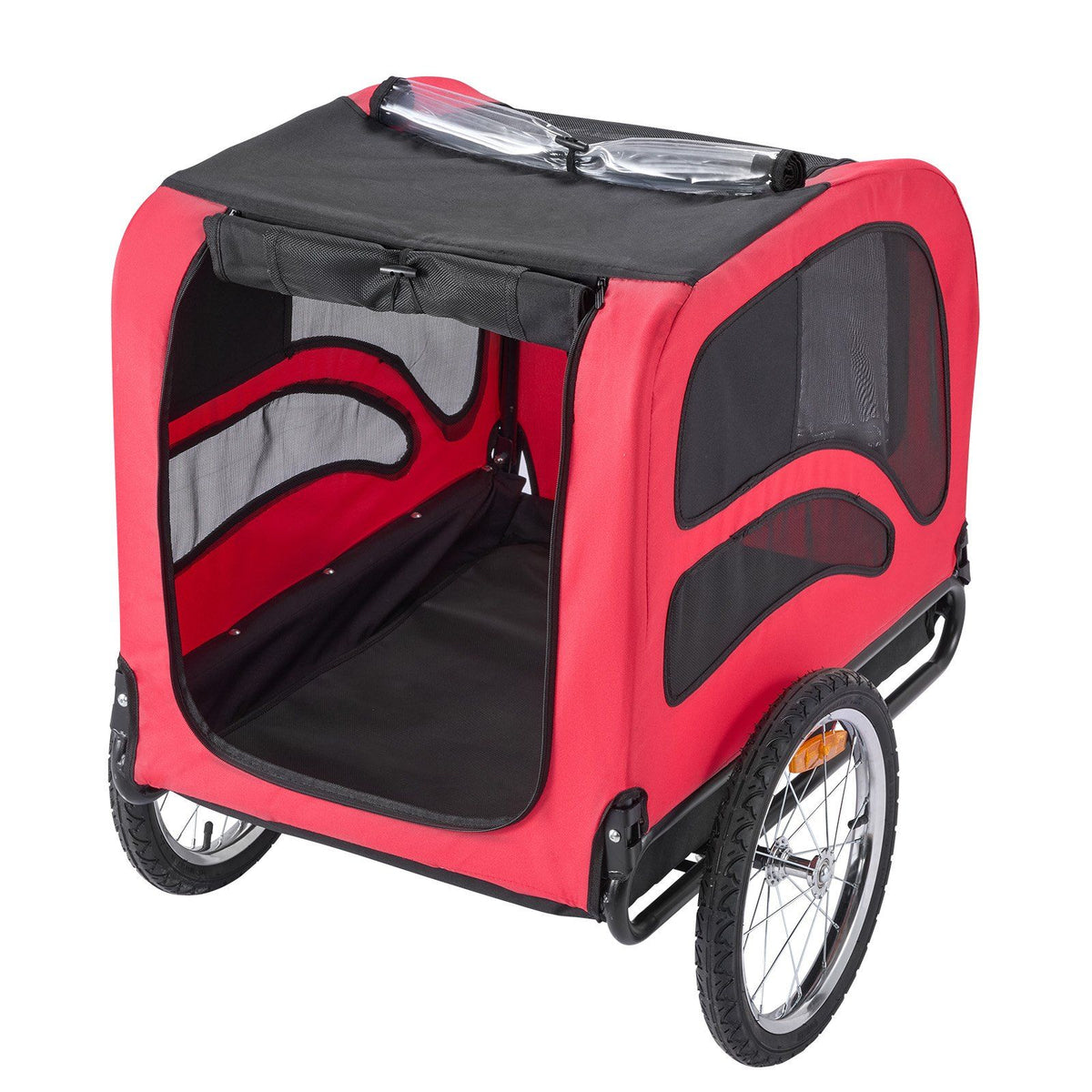 Dog Bike Trailer, Supports up to 45 kg, Pet Cart Bicycle Carrier for Small & Large Dogs, Easy Folding Frame V952-TCSCWZXCTC10QAEQQ001V0