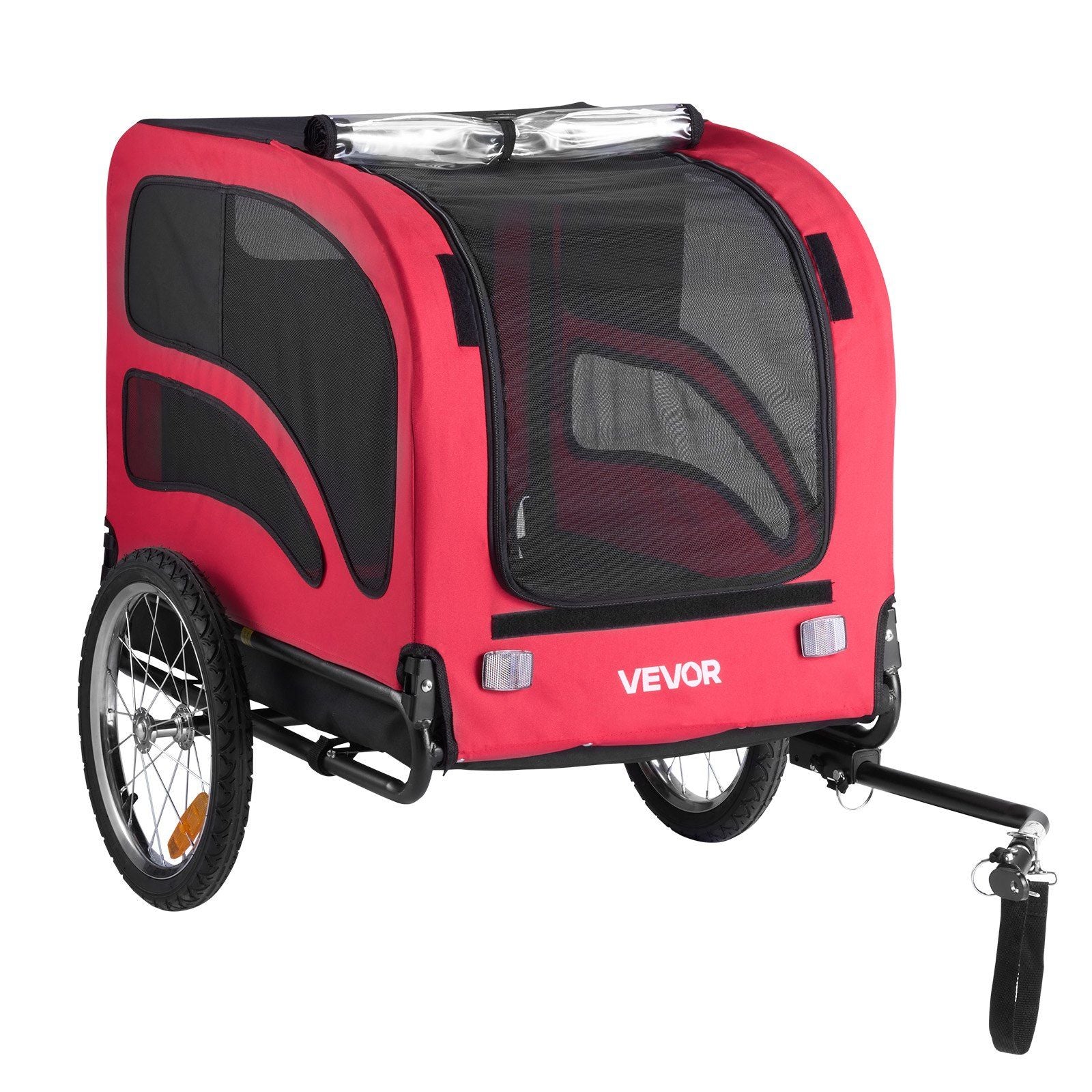 Dog Bike Trailer, Supports up to 45 kg, Pet Cart Bicycle Carrier for Small & Large Dogs, Easy Folding Frame V952-TCSCWZXCTC10QAEQQ001V0