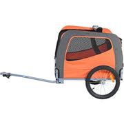 Dog Bike Trailer, Supports up to 30 kg, Pet Cart Bicycle Carrier, Easy Folding Frame with Quick Release V952-TCSCWZXCTC16LVAJAV0