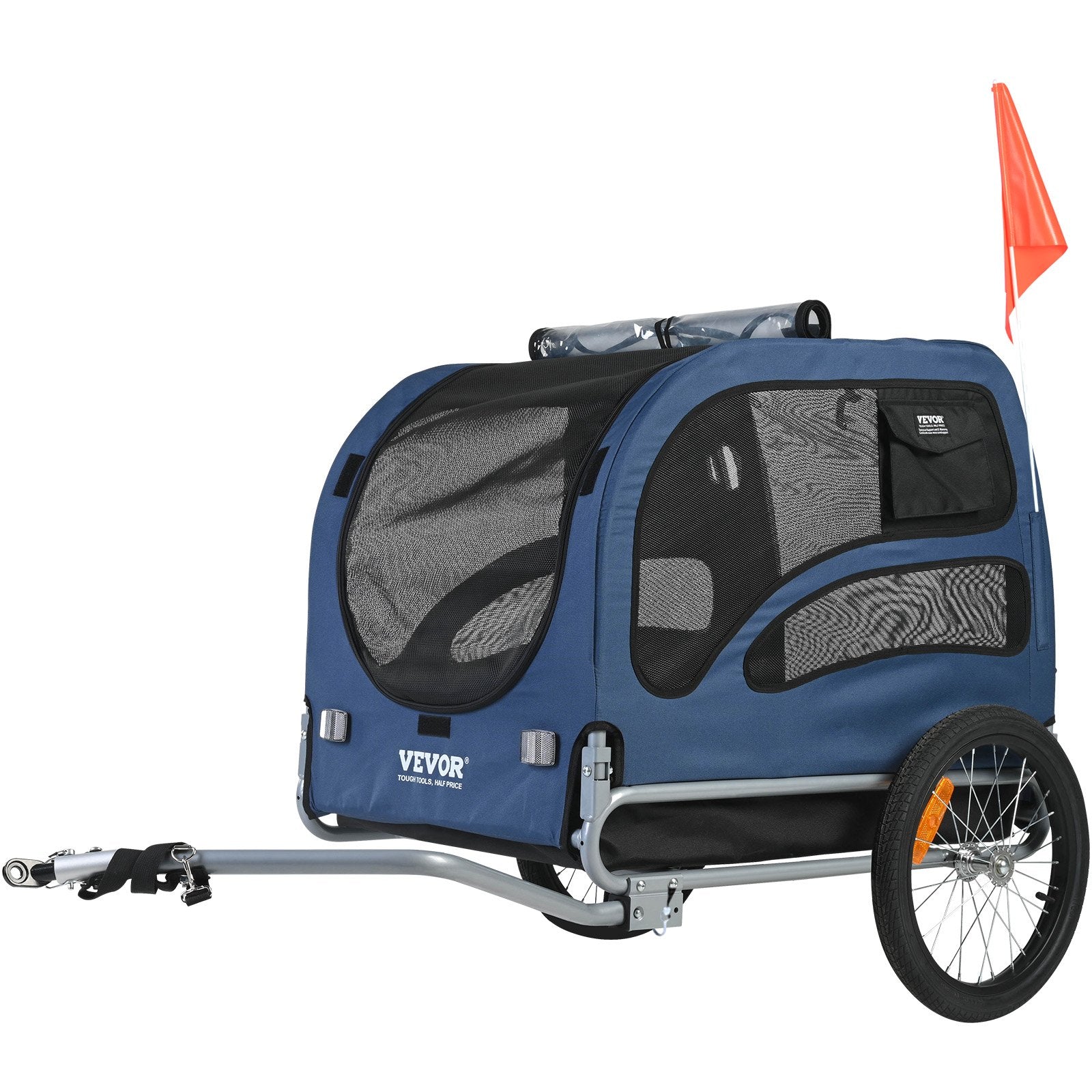 Dog Bike Trailer, Supports up to 45 kg, Pet Cart Bicycle Carrier, Easy Folding Frame with Quick Release V952-TCSCWZXCTC883T64DV0
