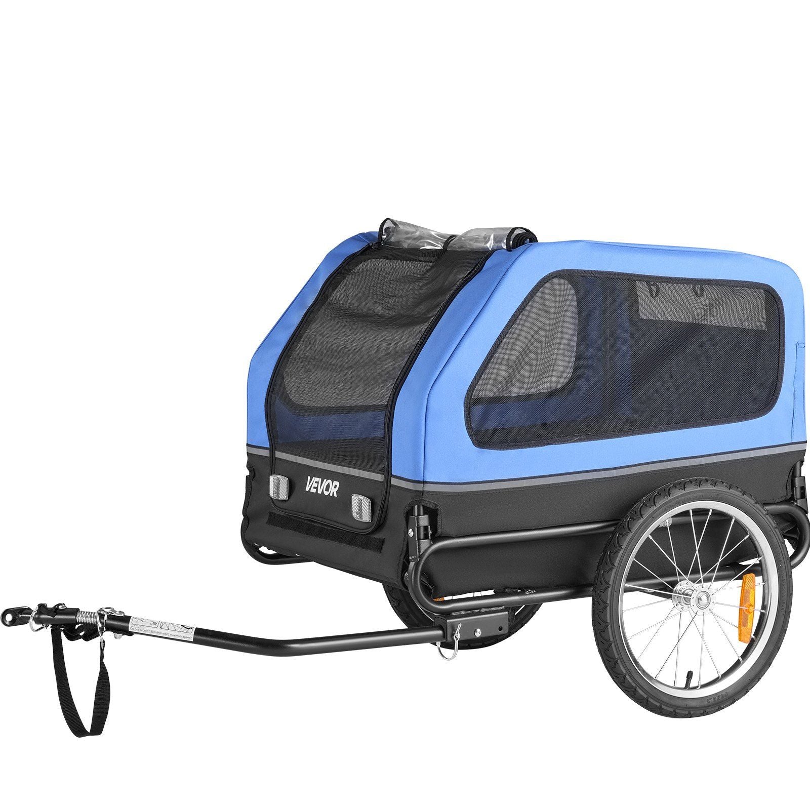 Dog Bike Trailer, Supports up to 40 kg, Pet Cart Bicycle Carrier for Small & Large Dogs, Easy Folding Frame V952-TCSCWZXCTC88AW1LH001V0