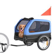 Dog Bike Trailer, Supports up to 40 kg, Pet Cart Bicycle Carrier for Small & Large Dogs, Easy Folding Frame V952-TCSCWZXCTC88AW1LH001V0