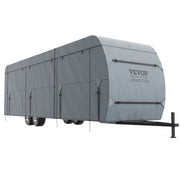 Travel Trailer Cover, 9.1-9.8m RV Cover, 4-Layer Non-Woven Fabric Camper Cover, Waterproof, Windproof And V952-TCSFCCYTGSFCVZTTJV0