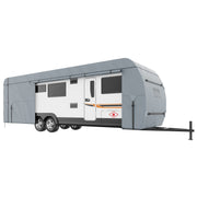 Travel Trailer Cover, 9.1-9.8m RV Cover, 4-Layer Non-Woven Fabric Camper Cover, Waterproof, Windproof And V952-TCSFCCYTGSFCVZTTJV0